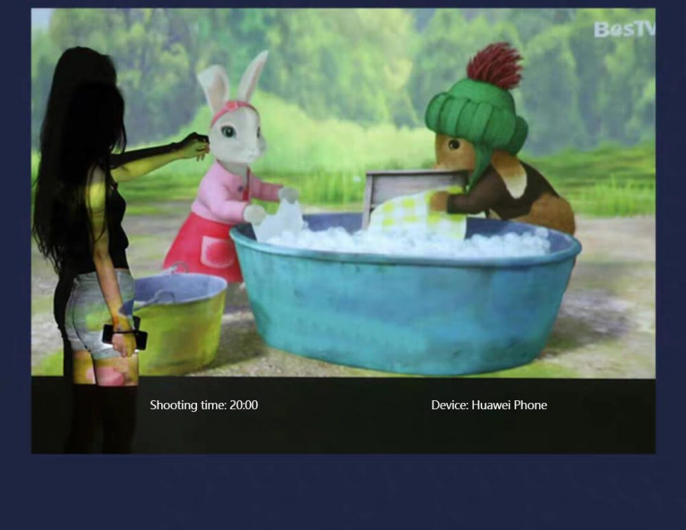 KT1 Pico Projector massive projection