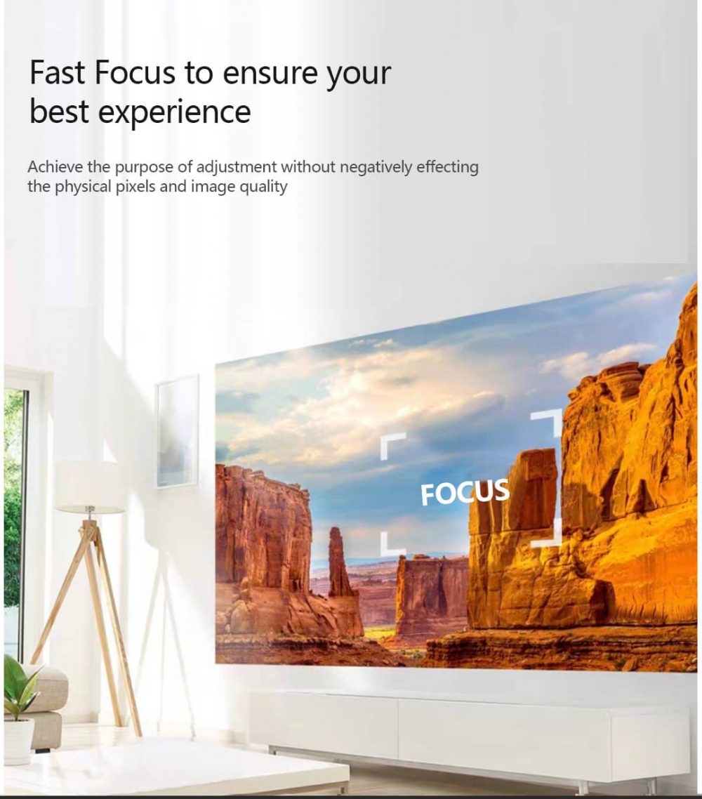 KT1 Pico Projector fast focus