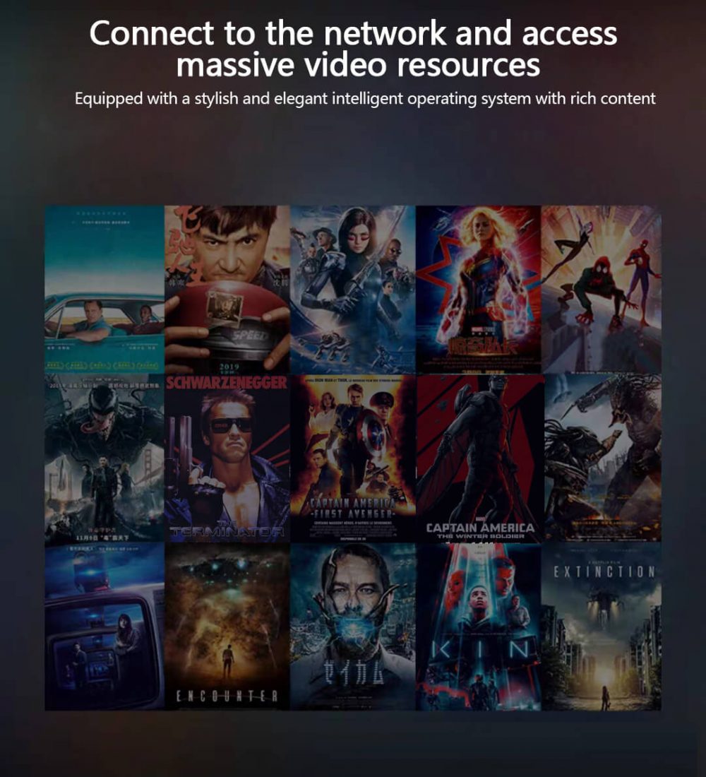 KT1 Pico Projector Netflix Youtube