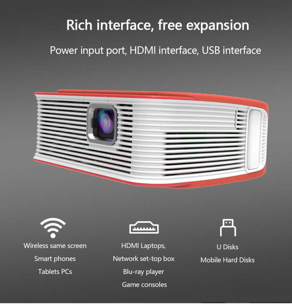 KT1 Mini Projector interface