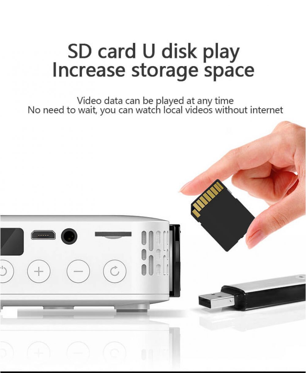 P12 Pico Projector storage space