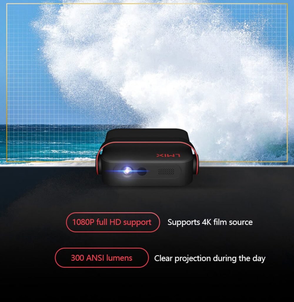 P302 Portable Projector 300ANSI lumens